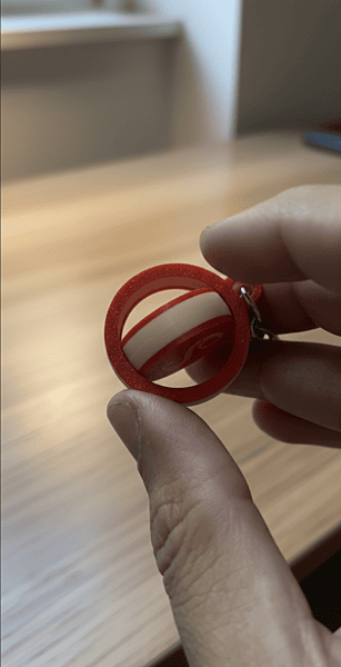 Couple Alphabet Fidget Keychain