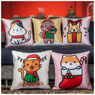 Figures Digital Printed Cushion Cover Set of 5 - 1 Figures Digital Printed Cushion Cover Set of 5 - 1