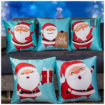 Figures Digital Printed Cushion Cover Set of 5 - 15 Figures Digital Printed Cushion Cover Set of 5 - 15
