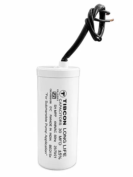 TIBCON 30.00 MFD 440 (45X95) PP Motor Run / Wire / 440V CAPACITOR