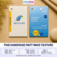 Fine Handmade Matt Texture Card