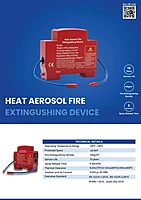 Electrical Cabinet Fire Extinguisher - Aerosol Fire Extinguisher for Switchgear