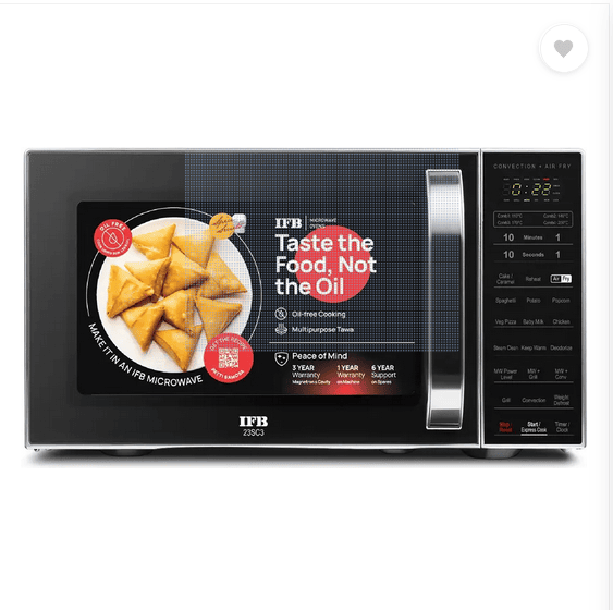 IFB 23 L Air Fry, 71 Standard Cook Menus, Steam Clean, Weight Defrost, Grill & Multi-Stage