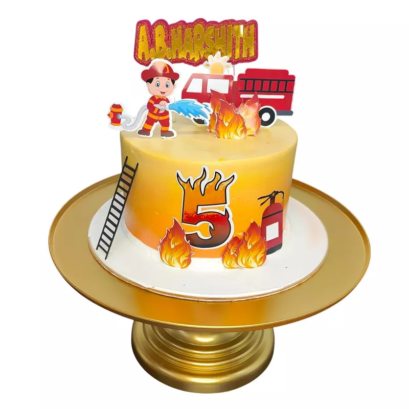 Fireman Theme Cake