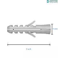 1 inch Nylon Plug (6mm) - Pack of 100