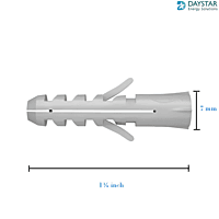 1¼ inch Nylon Plug (7mm) - Pack of 100
