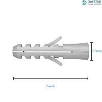 2 inch Nylon Plug (10mm) - Pack of 100