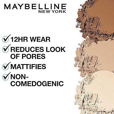 Maybelline New York Fit Me Matte Poreless Pressed Face Powder poreless Sun Beige 310 | 8.5gm