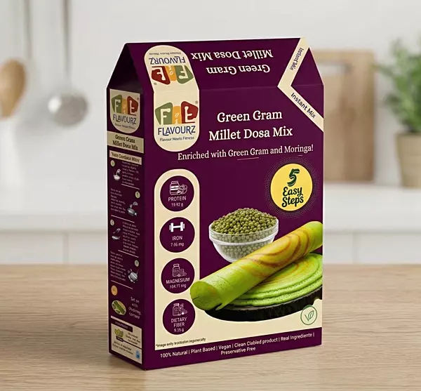 Green Gram Millet Dosa Mix with Moringa — High Fiber & Protein
