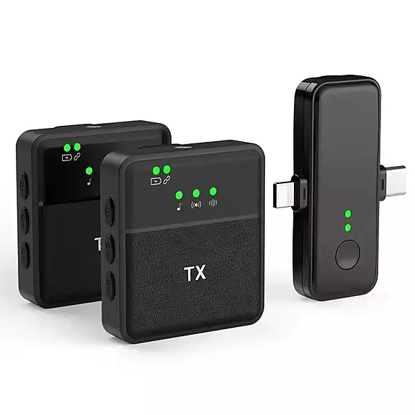 Fitgear 2-in-1 Wireless Lapel Microphone System – Dual Mic | Clear Audio | Content Creation