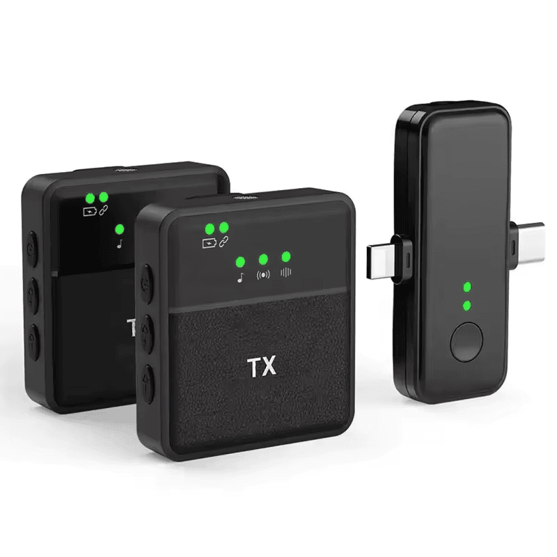 Fitgear 2-in-1 Wireless Lapel Microphone System – Dual Mic | Clear Audio | Content Creation