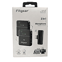 Fitgear 2-in-1 Wireless Lapel Microphone System – Dual Mic | Clear Audio | Content Creation