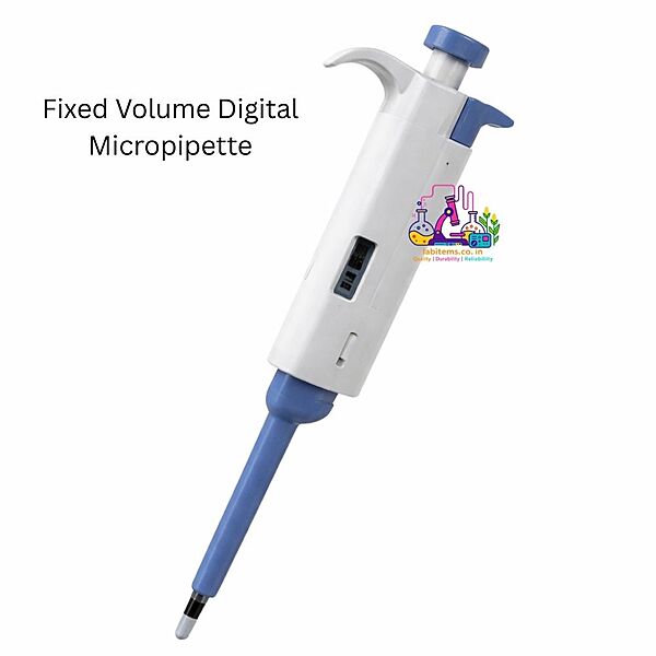 Fixed Volume Digital Micropipette – Fully Autoclavable