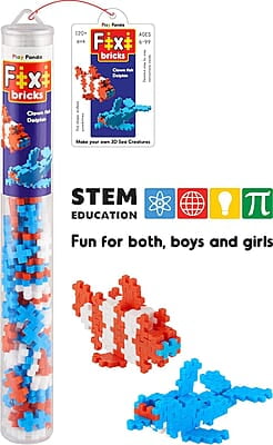 Fixi Bricks Clown fish and Dolphin