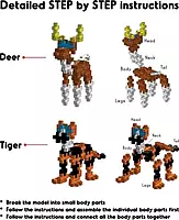 Fixi Bricks Deer and Tiger