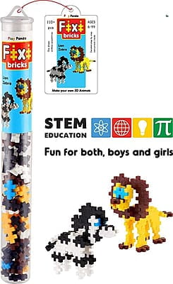 Fixi Bricks Lion and Zebra