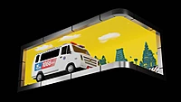 Apollo Anamorphic Billboard