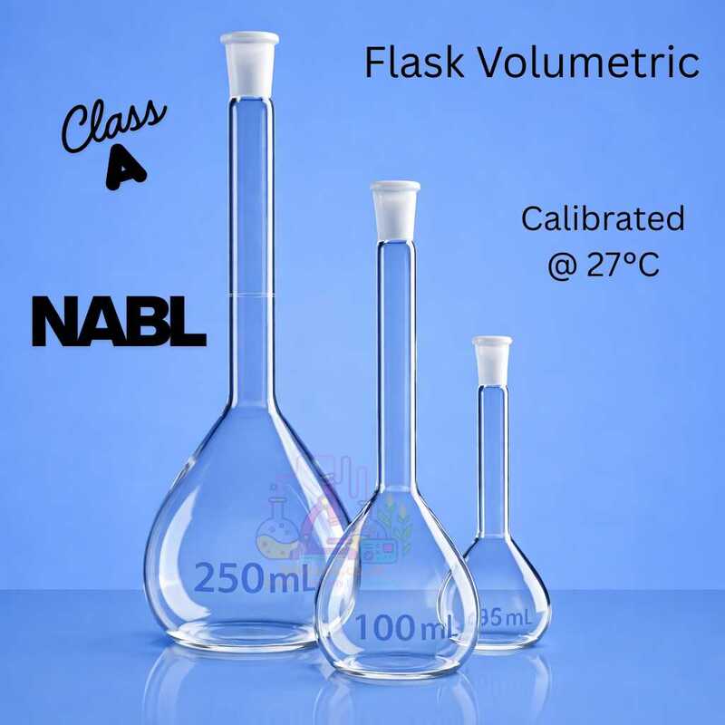 Flask Volumetric - Calibrated at 27°C with NABL