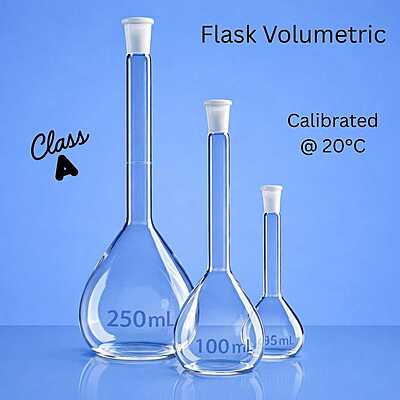Flask Volumetric - Class A - Calibrated at 20°C