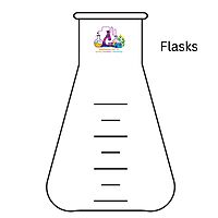 Flasks - Erlenmeyer - CLEAR - Wide mouth