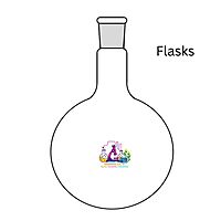 Flasks - Round Bottom with socket - CLEAR