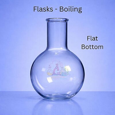 Flasks - Boiling - Flat Bottom - CLEAR