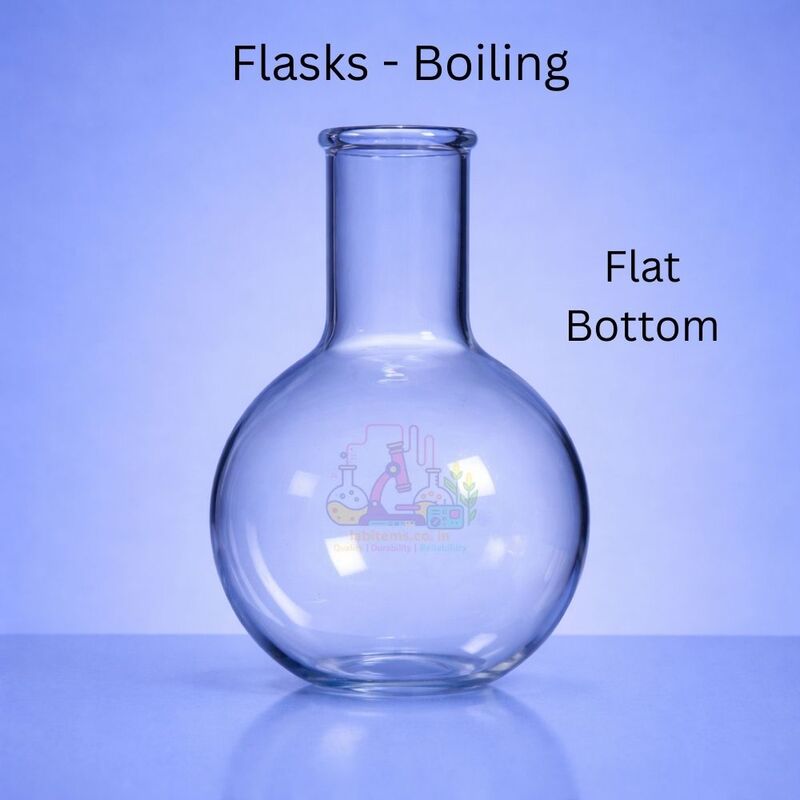 Flasks - Boiling - Flat Bottom - CLEAR