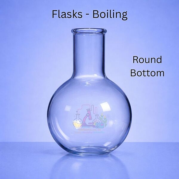 Flasks - Boiling - Round Bottom - CLEAR