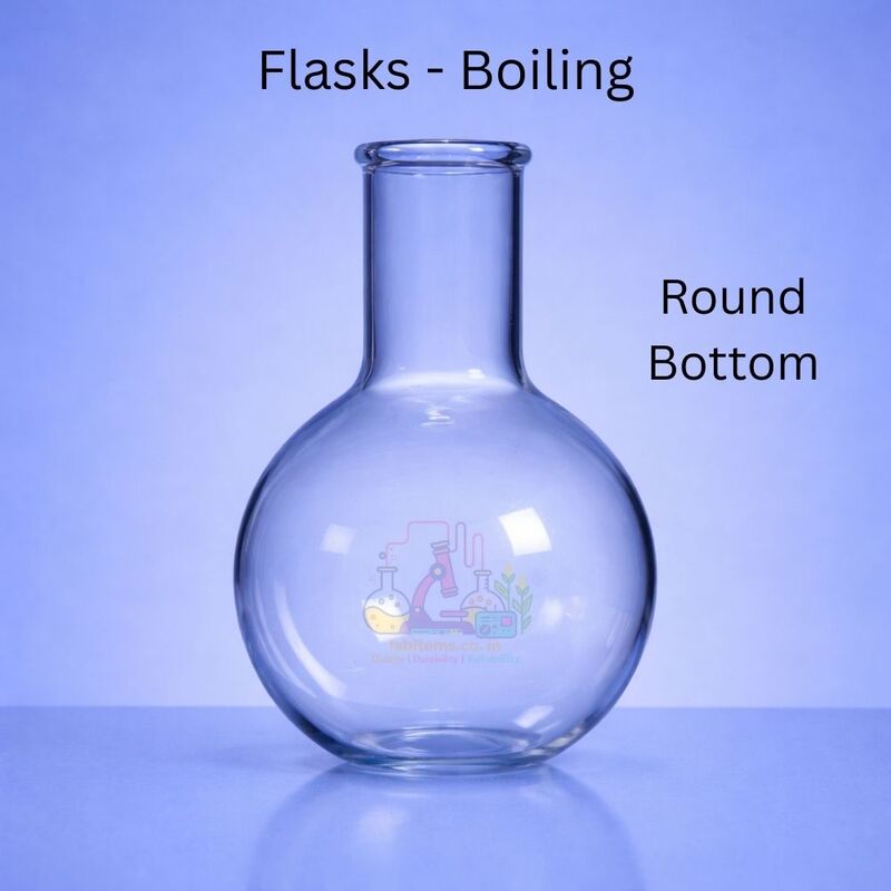 Flasks - Boiling - Round Bottom - CLEAR