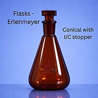Flasks - Erlenmeyer - Conical with I/C stopper