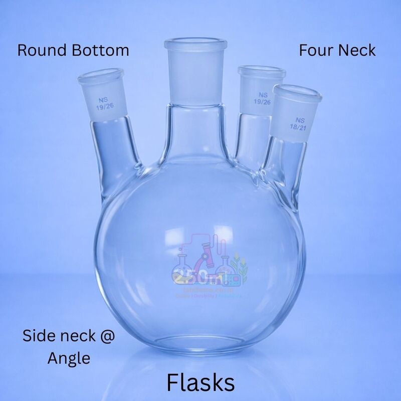 Flasks - Round Bottom - Four Neck