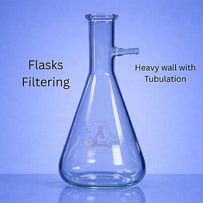 Flasks Filtering - Heavy wall with tubulation