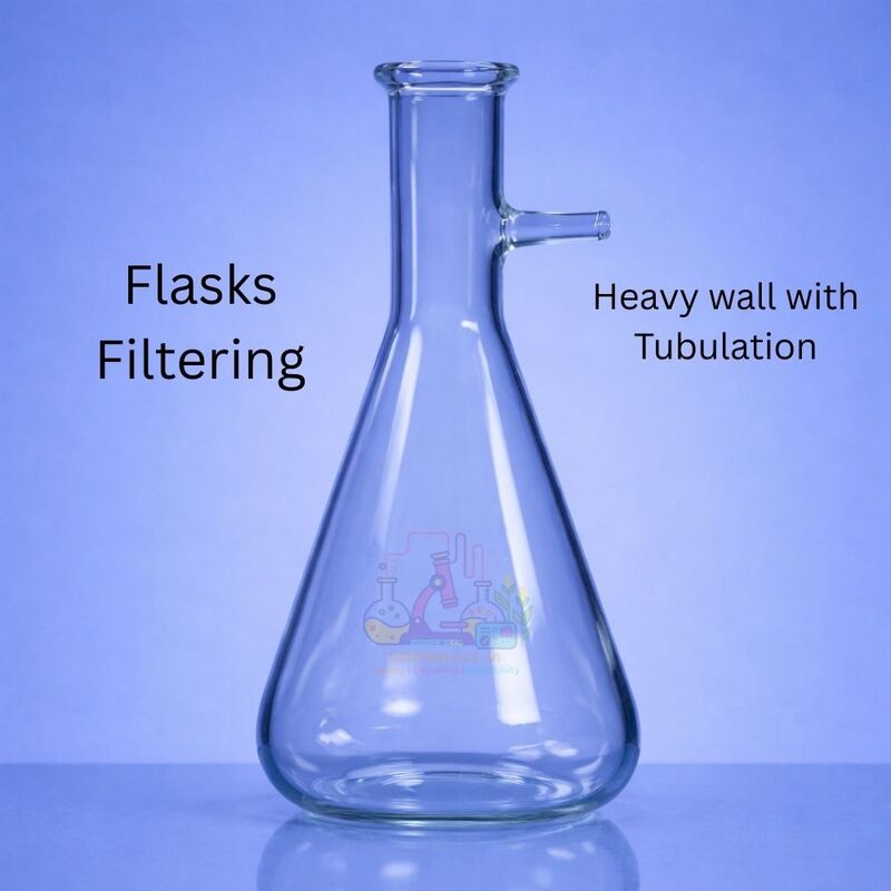Flasks Filtering - Heavy wall with tubulation