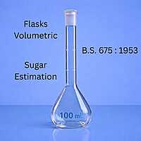 Flasks Volumetric - Sugar estimation - B.S. 675 : 1953