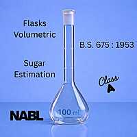 Flasks Volumetric - Sugar estimation - Class 'A'
