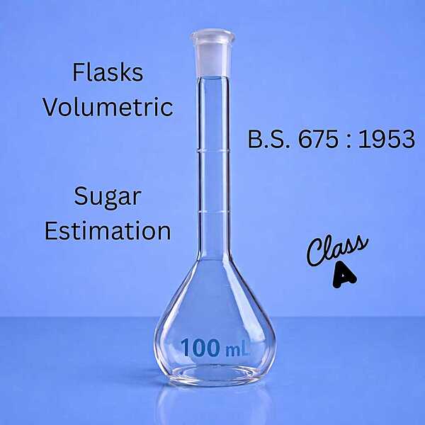 Flasks Volumetric - Sugar estimation - Class 'A'