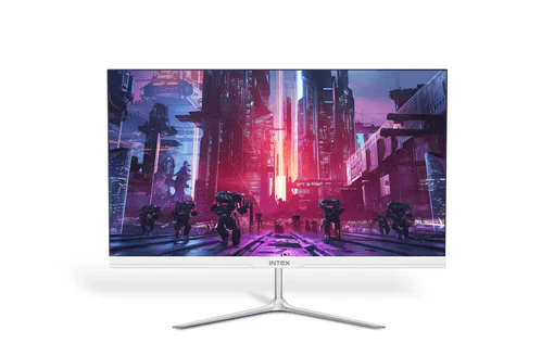 Intex 27 Inch (68.58CM) LED Monitor – Frameless Full HD, IPS Panel, Built-in Speakers, 16.7M Colors, FHD 1920x1080, Sleek Metal Stand Intex 27 Inch (68.58CM) LED Monitor – Frameless Full HD, IPS Panel, Built-in Speakers, 16.7M Colors, FHD 1920x1080, Sleek Metal Stand