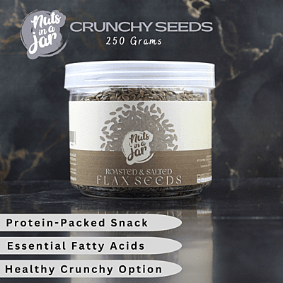 Nuts in a Jar Crunchy Seeds Salted Flax 250 Grams Nuts in a Jar Crunchy Seeds Salted Flax 250 Grams