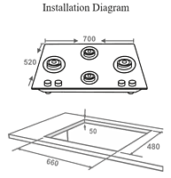 Hob Elica Flexi 4B 0470 1 AB ___ DFS TX _____ Hob Elica Flexi 4B 0470 1 AB ___ DFS TX _____