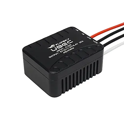 Flipsky 4-20S Lipo External UBEC for RC Car Fixed Wing Aircraft Robot Arm Black