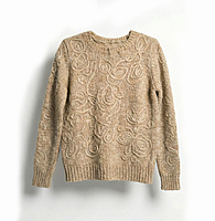 Embroidered Knit Sweater