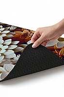 Floral & Geometric Floor Mat Set of 2 for Home, Kitchen, Living room & Bathroom