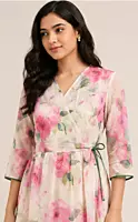 Floral full length top and skirt