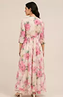 Floral full length top and skirt