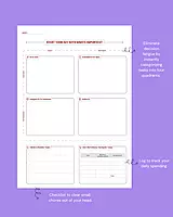 The Daily Finish Flow Planner Carnival Colors
