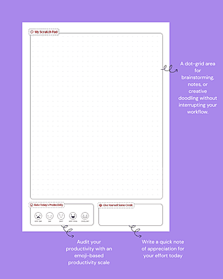 The Daily Finish Flow Planner Less Tension More Work