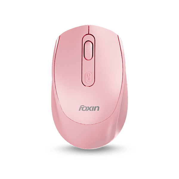 WIRELESS MOUSE FOXIN FLOW BT+2.4GHZ DPI (PINK)