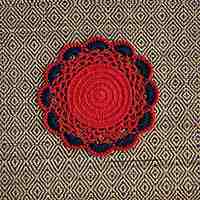 Double Colour Trivet Red / Blue