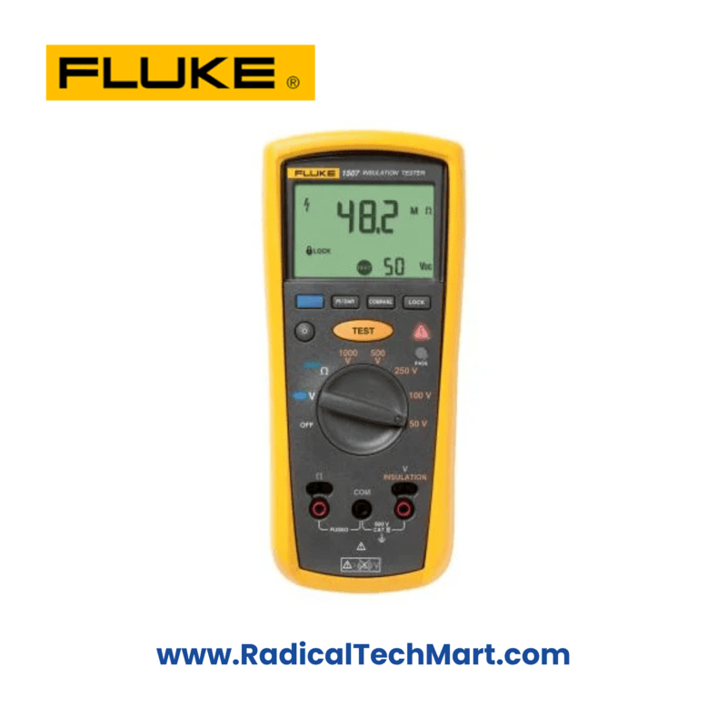Fluke 1507 Insulation Resistance Tester with Pass/Fail and PI/DAR Functions