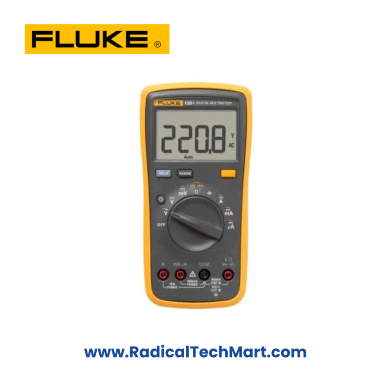 Fluke 15B+ Digital Multimeter – Electrical Testing Tool for Professionals